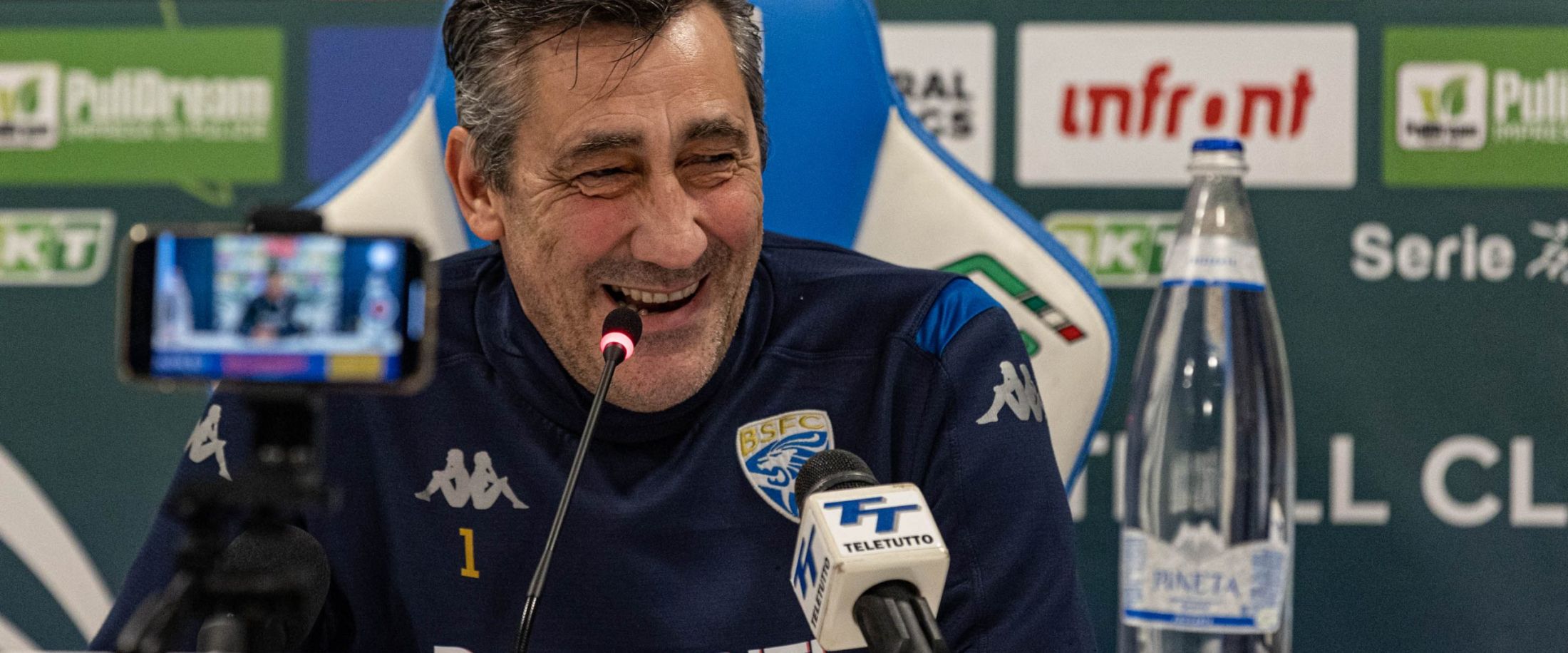Alfredo Aglietti la presentazione alla stampa Brescia Calcio